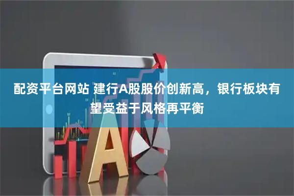 配资平台网站 建行A股股价创新高，银行板块有望受益于风格再平衡